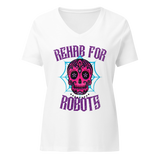 RfR Dia de los Muertos Women’s relaxed v-neck t-shirt