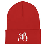 Logo Beanie - White Embroidery