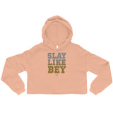 Slay Like Bey Crop Hoodie