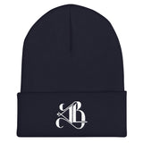 Logo Beanie - White Embroidery