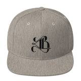 Logo Snapback Hat - Black Embroidery