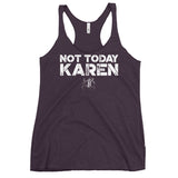 Women's "Not Today Karen" Racerback Tank