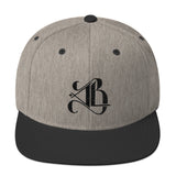 Logo Snapback Hat - Black Embroidery