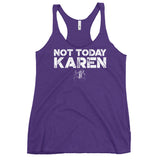 Women's "Not Today Karen" Racerback Tank