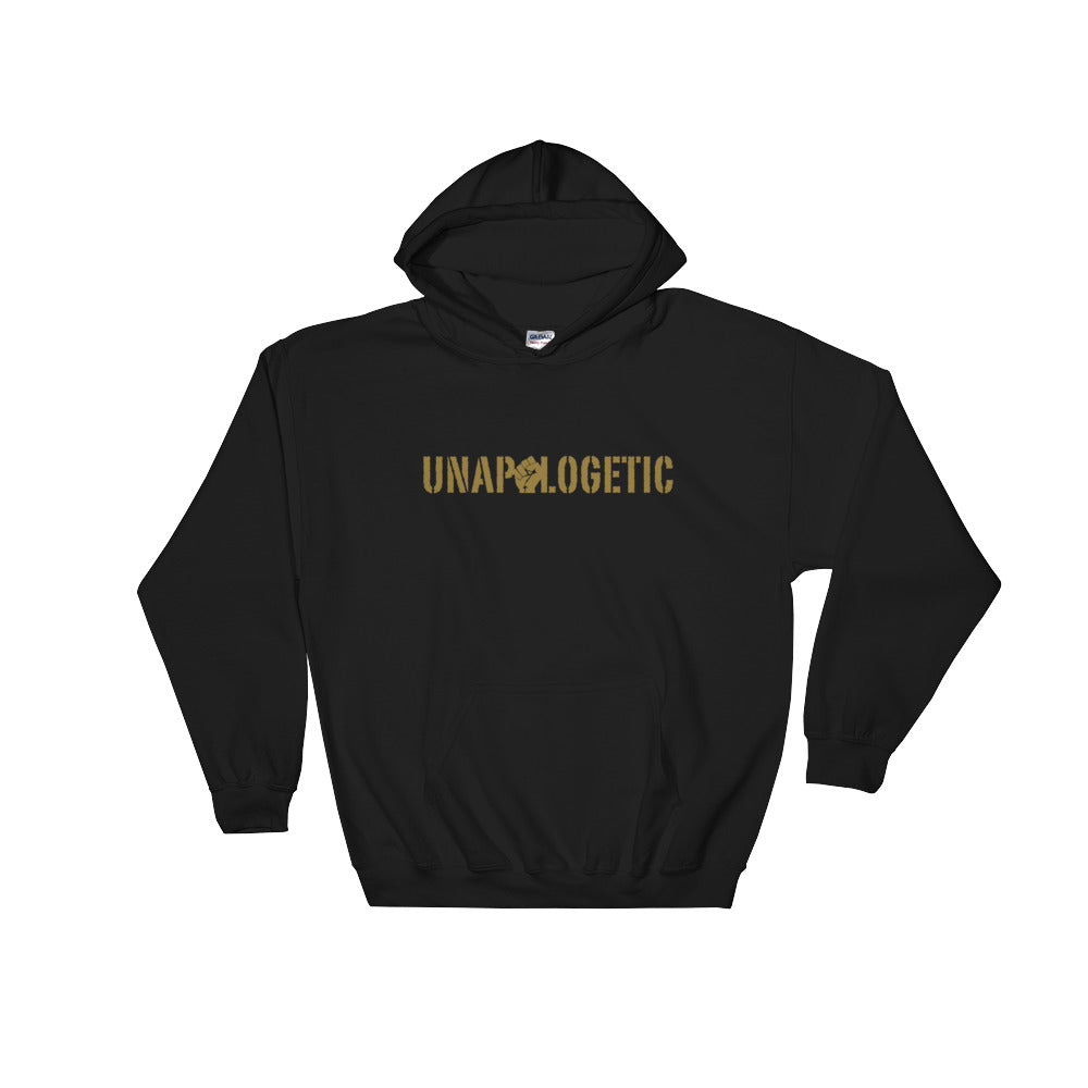 "Unapologetic" Black Pride Pullover Hoodie - Empowering Black Apparel