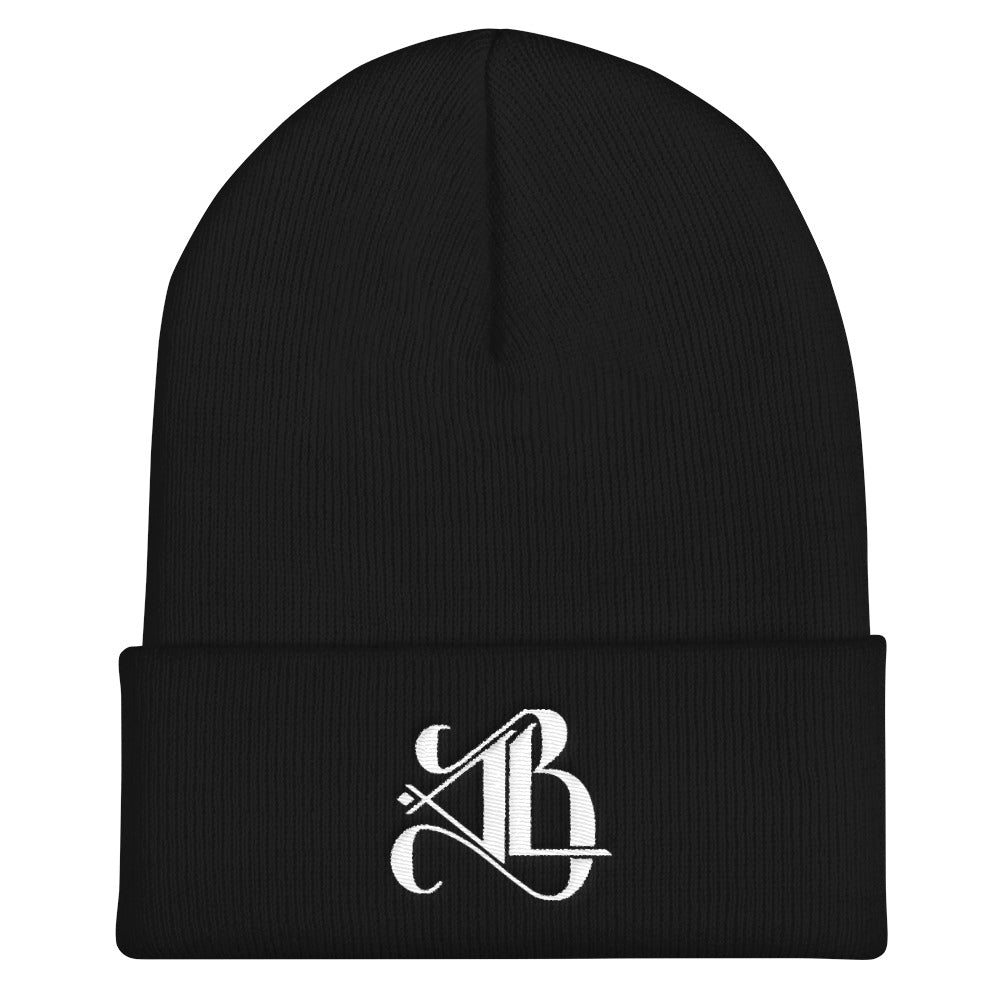 Logo Beanie - White Embroidery