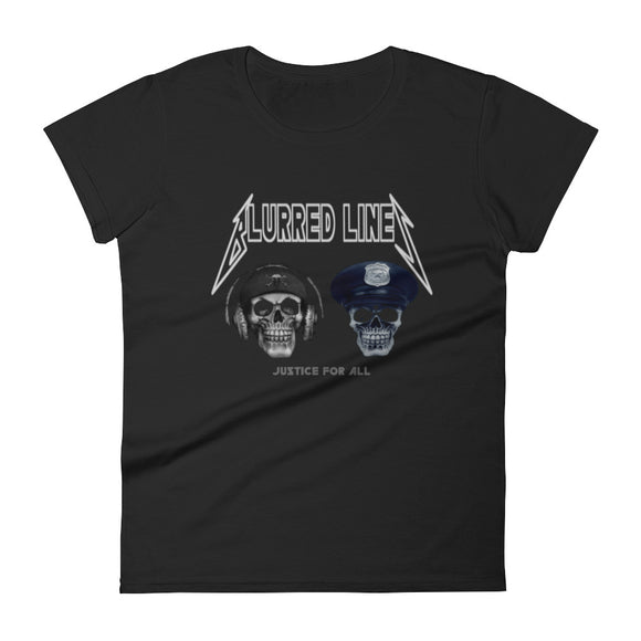 Women's Blurred Lines Skullz T-Shirt