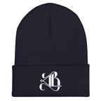 Logo Beanie - White Embroidery