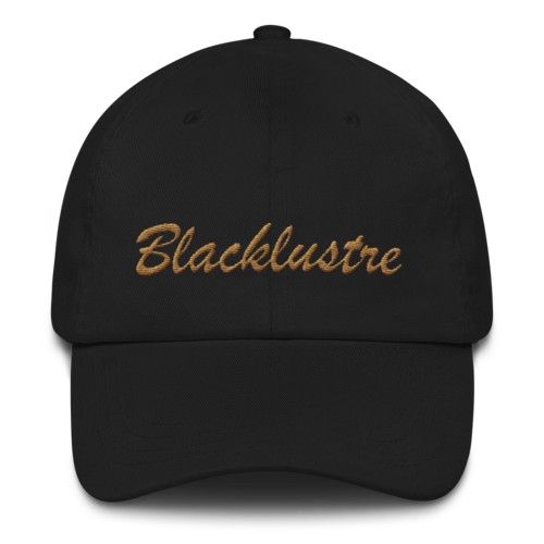 Blacklustre Script Hat - Black Pride Pro-Black Cap