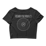 Rehab for Robots "Resistance Record" Crop Top